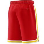 red yellow basketball shorts