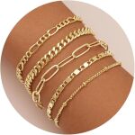 gold layered bracelets joanne