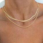 gold layered necklace joanne kristen bell