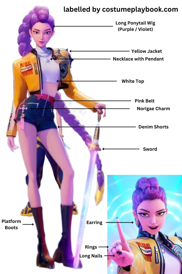 Dress up as Rumi - Demon Hunters