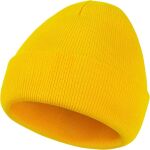 abby saja yellow beanie