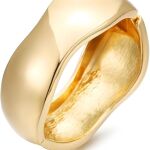 thick gold bangle zoey