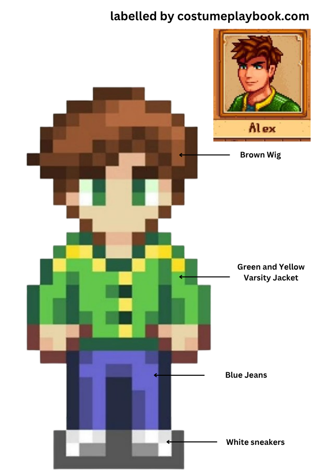 alex stardew valley costume