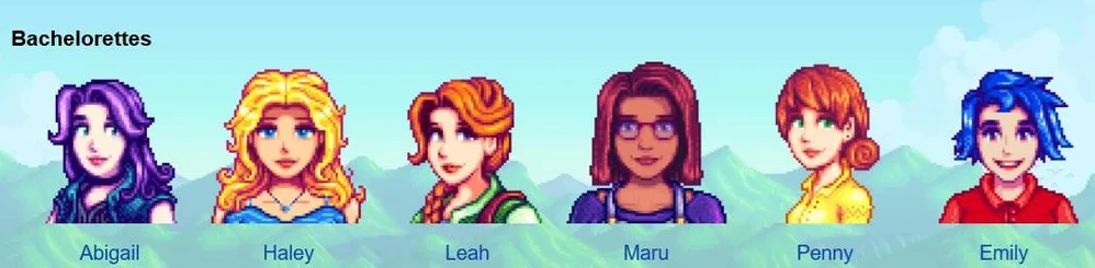 bachelorettes stardew valley