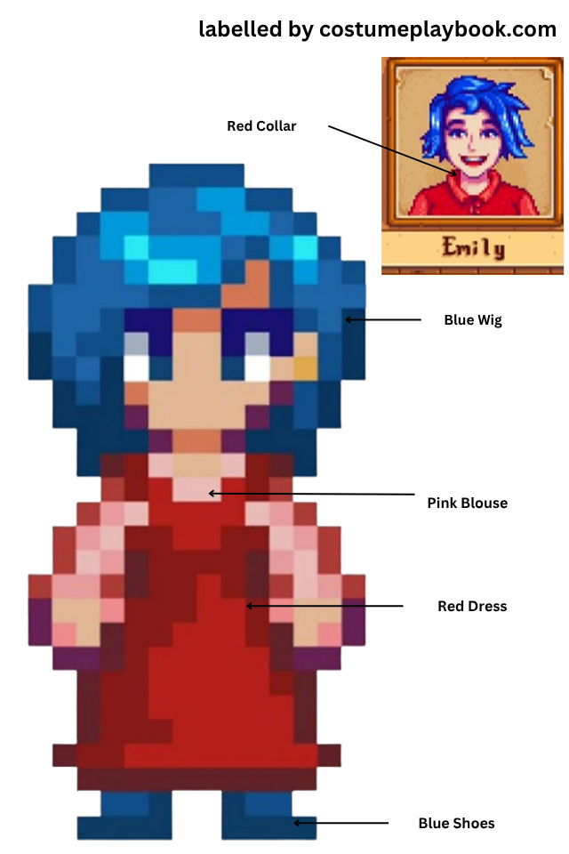 emily cosplay stardew valley