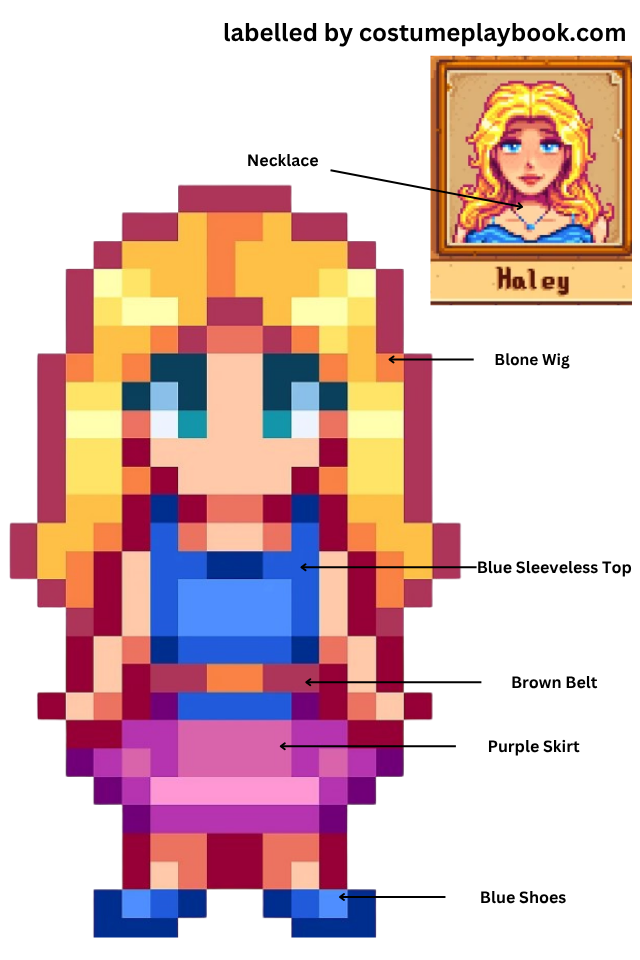 haley costume guide stardew