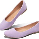 light purple ballet flats
