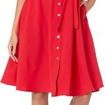 red button dress emily