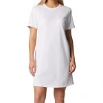 white Tshirt dress tayama